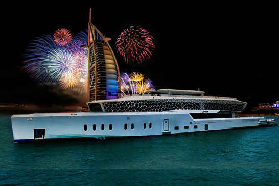 New Year party Dubai